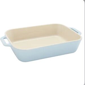 NWT Staub light blue small baking dish
